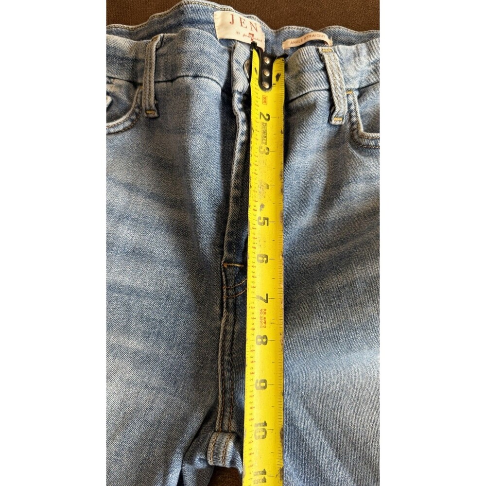 JEN7 by 7 For All Mankind High-Rise Ankle Straight Jeans Women’s Light Wash - Picture 3 of 11